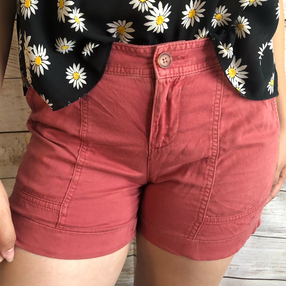 Red Jean Shorts by Old Navy